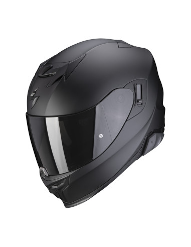 SCORPION EXO-520 SMART AIR BLACK SPORTINIS/UŽDARAS MOTO ŠALMAS