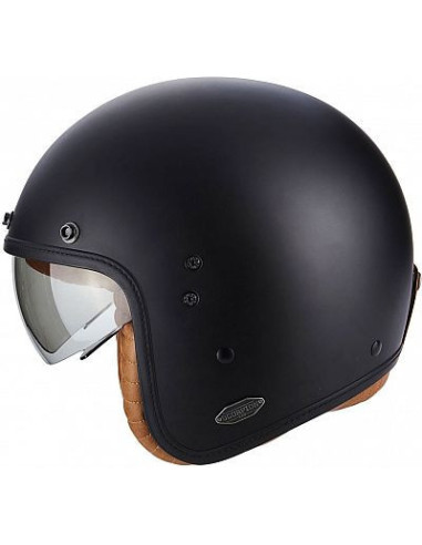 SCORPION BELFAST EVO LUXE BLACK ATVIRAS MOTO ŠALMAS