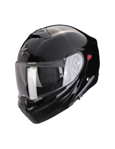 SCORPION EXO-930 EVO BLACK FLIP-UP MOTORCYCLE HELMET