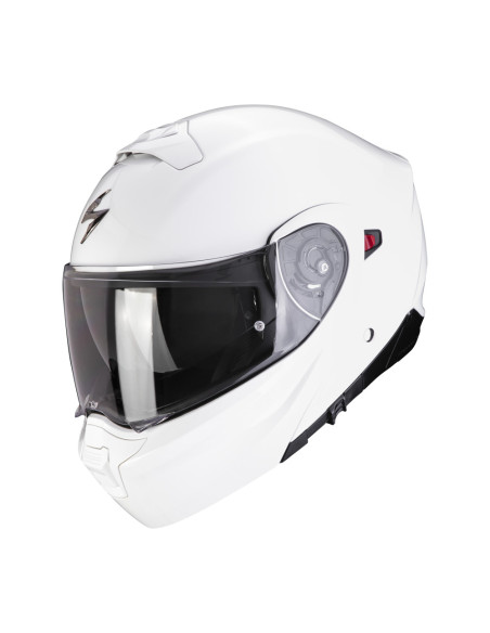SCORPION EXO-930 EVO WHITE FLIP-UP MOTORCYCLE HELMET