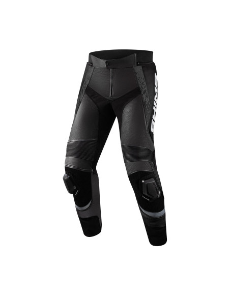 SHIMA STR 2.0 LEATHER MOTO TROUSERS BLACK/GREY