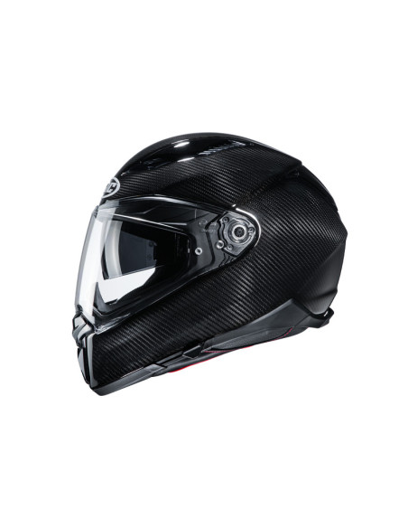 HJC F70 BLACK CARBON SPORTINIS/UŽDARAS MOTO ŠALMAS