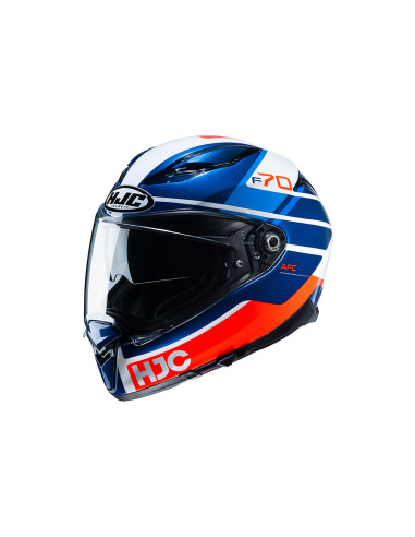HJC F70 TINO/MC21 SPORTINIS/UŽDARAS MOTO ŠALMAS