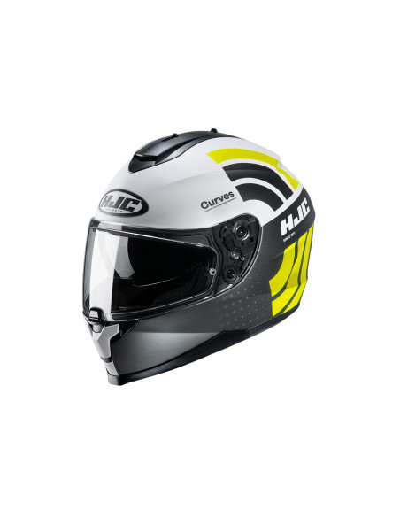 HJC C70 CURVES/MC4HSF SPORTINIS/UŽDARAS MOTO ŠALMAS