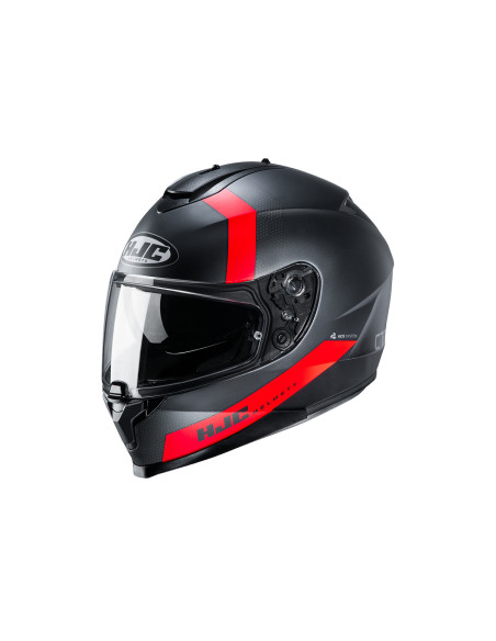 HJC C70 EURA/MC1SF SPORTINIS/UŽDARAS MOTO ŠALMAS