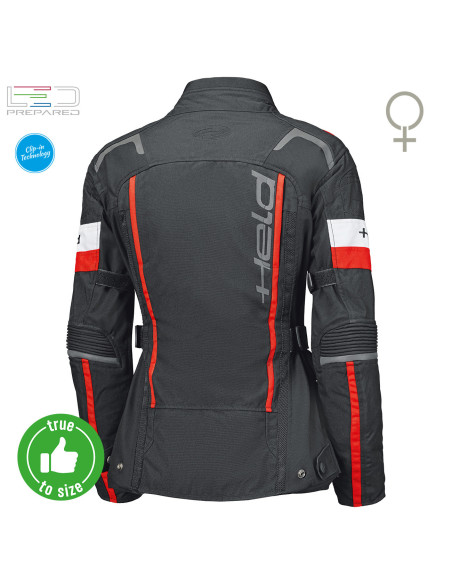 HELD 4-TOURING II RED TEXTILE MOTO JACKET
