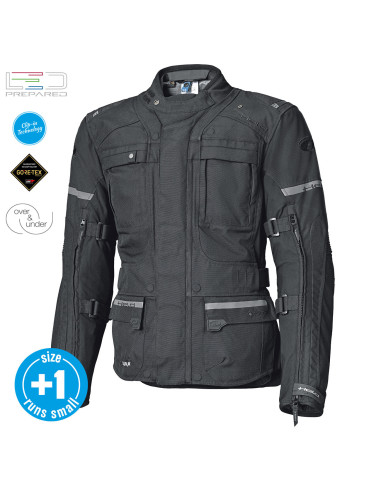 HELD CARESE EVO GORE-TEX® BLACK TEKSTILINĖ MOTO STRIUKĖ