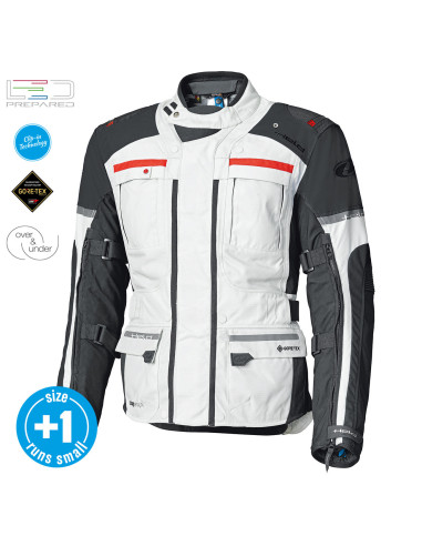 HELD CARESE EVO GORE-TEX® RED TEKSTILINĖ MOTO STRIUKĖ