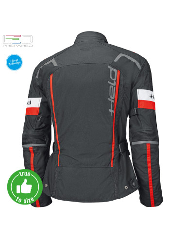 HELD 4-TOURING RED II WOMEN'S TEXTILE MOTO JACKET