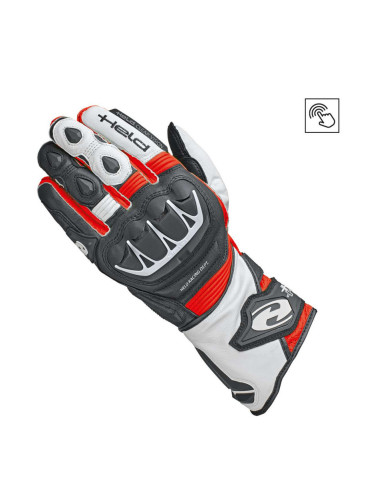 HELD EVO THRUX II RED BLACK MOTO PIRŠTINĖS