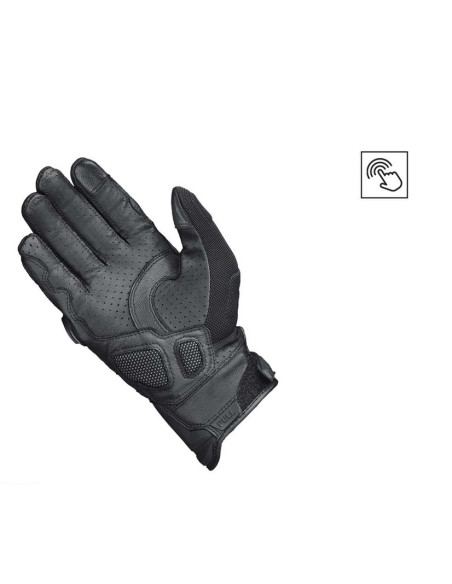 HELD SAMBIA PRO BLACK MOTO PIRŠTINĖS