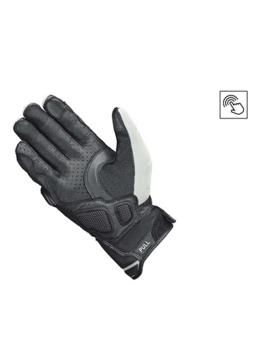 HELD SAMBIA PRO WHITE MOTO GLOVES