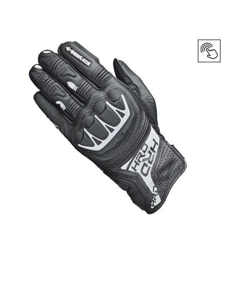HELD KAKUDA BLACK/WHITE MOTO GLOVES