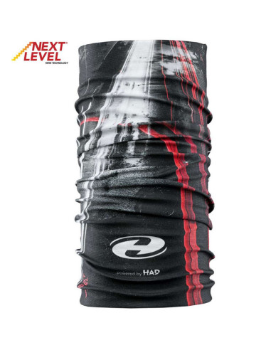 HELD HAD TUBE COOL RED/BLACK/GREY SCARF