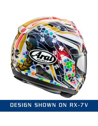 ARAI RX-7V RACING NAKAGAMI SPORTINIS/UŽDARAS MOTO ŠALMAS
