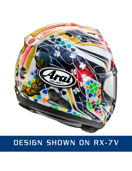 ARAI RX-7V RACING NAKAGAMI SPORTINIS/UŽDARAS MOTO ŠALMAS