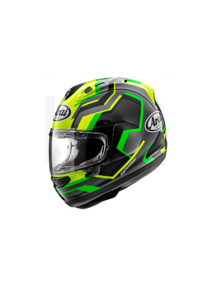 ARAI RX-7V EVO RSW FLUOR YELLOW SPORTINIS/UŽDARAS MOTO ŠALMAS