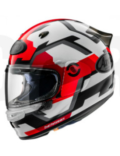 ARAI QUANTIC FACE RED SPORTINIS/UŽDARAS MOTO ŠALMAS