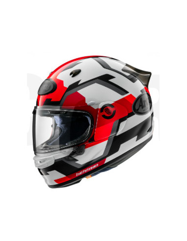 ARAI QUANTIC FACE RED SPORTINIS/UŽDARAS MOTO ŠALMAS