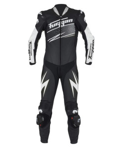 FURYGAN FULL RIDE BLACK/WHITE VIENOS DALIES ODINIS MOTO KOMBINEZONAS