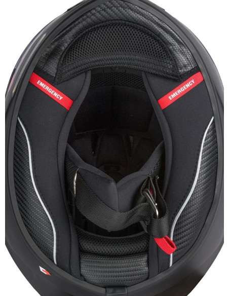 SCORPION EXO-1400 EVO AIR  BLACK SPORTINIS/UŽDARAS MOTO ŠALMAS