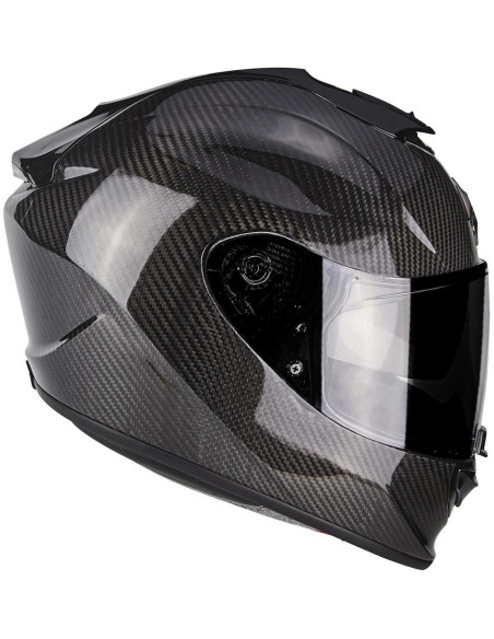 SCORPION EXO-1400 AIR CARBON BLACK SPORTINIS/UŽDARAS MOTO ŠALMAS