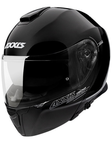 AXXIS GECKO SV GLOSS BLACK FLIP-UP MOTO ŠALMAS