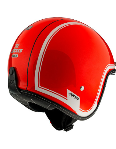 AXXIS ОТКРЫТЫЙ МОТОЦИКЛЕТНЫЙ ШЛЕМ JET HORNET ROYAL GLOSS RED