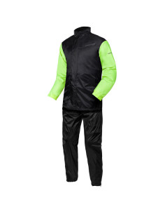 REBELHORN RAIN YELLOW TWO-PIECE MOTO RAIN AND WIND SUIT