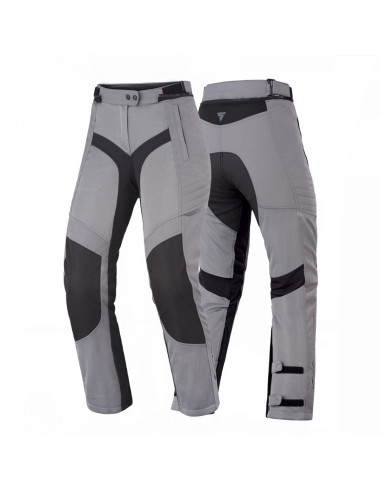 SHIMA ЖЕНСКИЕ ТЕКСТИЛЬНЫЕ МОТОБРЮКИ JET GREY