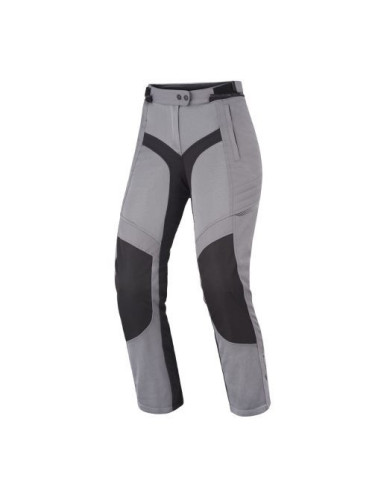 SHIMA WOMENS JET GREY TEXTILE WOMEN'S MOTO TROUSERS
