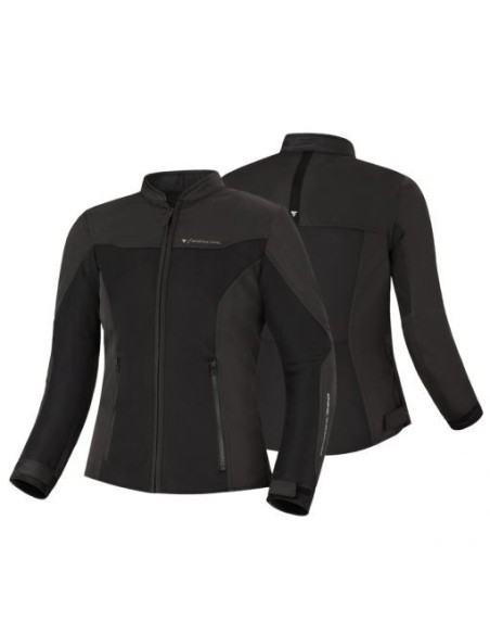 SHIMA WOMENS OPENAIR BLACK VASARINĖ TEKSTILINĖ MOTO STRIUKĖ