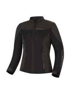 SHIMA WOMENS OPENAIR BLACK SUMMER TEXTILE MOTO JACKET