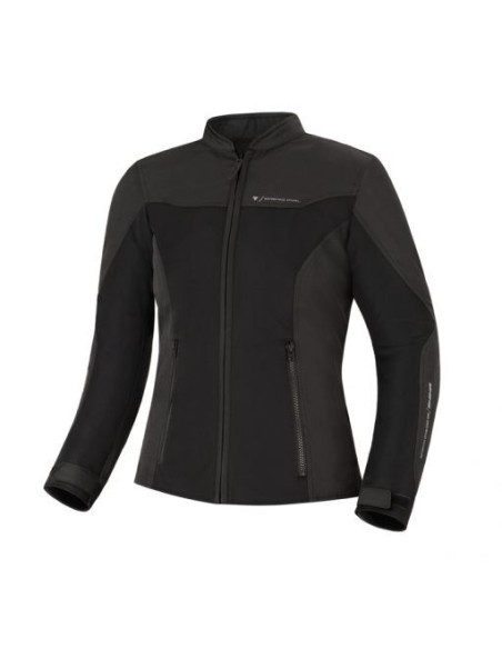 SHIMA WOMENS OPENAIR BLACK SUMMER TEXTILE MOTO JACKET
