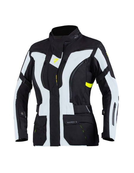 REBELHORN HARDY II BLACK/GREY LADY TEKSTILINĖ MOTO STRIUKĖ