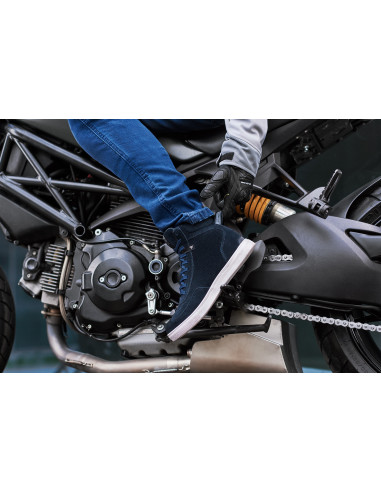 SHIMA SX-2 EVO LADY BLUE SHORT MOTO SHOES