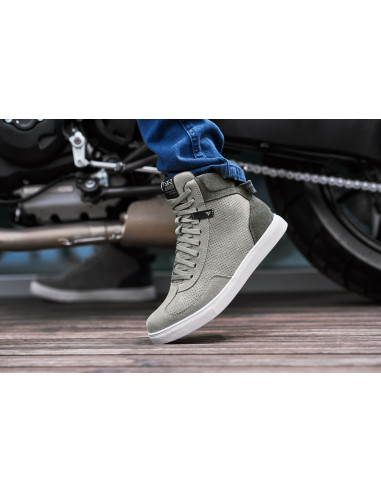 SHIMA SX-2 EVO LADY GREY SHORT MOTO BOOTS