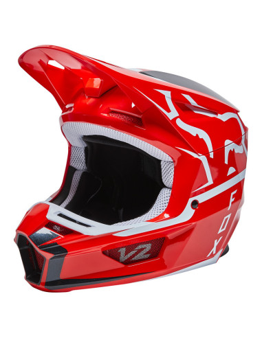 FOX V2 MERZ RED KROSINIS MOTO ŠALMAS