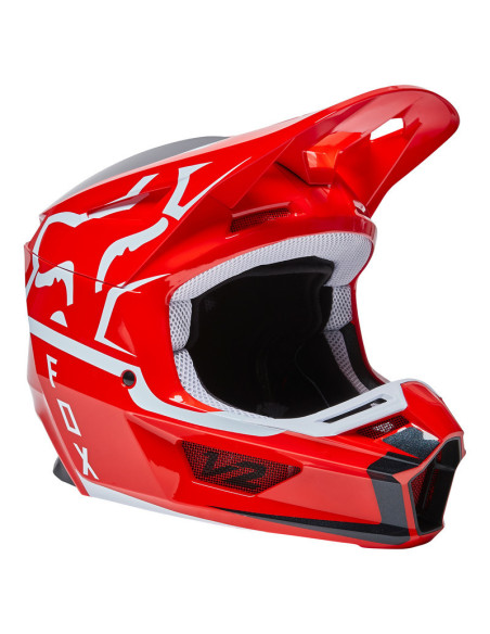 FOX V2 MERZ RED KROSINIS MOTO ŠALMAS