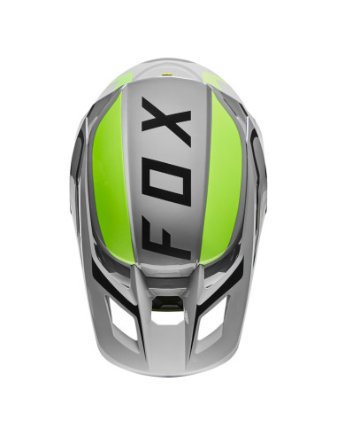 FOX V2 MERZ GREY/YELLOW KROSINIS MOTO ŠALMAS