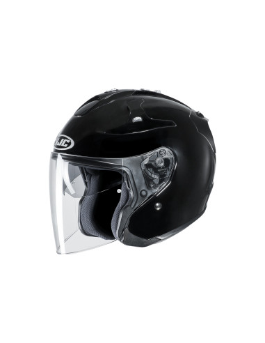 HJC FG-JET BLACK ATVIRAS MOTO ŠALMAS