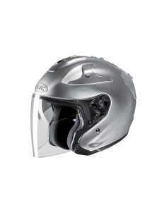 HJC FG-JET SILVER ATVIRAS MOTO ŠALMAS