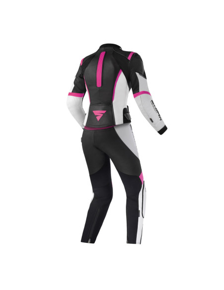 SHIMA MIURA 2.0 PINK 2-PIECE LEATHER MOTO SUIT
