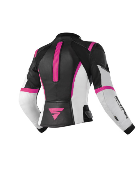 SHIMA ЖЕНСКАЯ КОЖАНАЯ МОТОКУРТКА MIURA 2.0 PINK