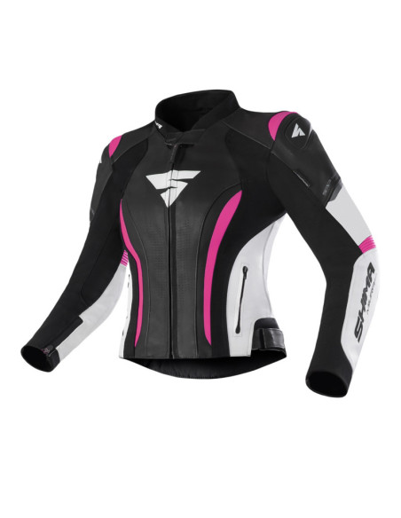 SHIMA ЖЕНСКАЯ КОЖАНАЯ МОТОКУРТКА MIURA 2.0 PINK