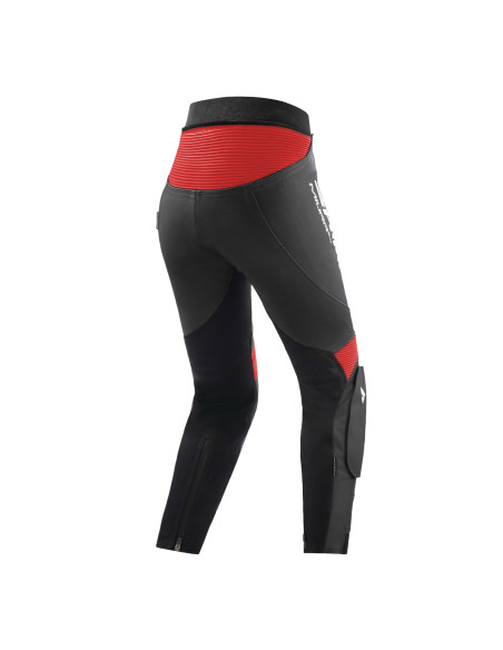 SHIMA MIURA 2.0 BLACK/RED ODINĖS MOTERIŠKOS MOTO KELNĖS