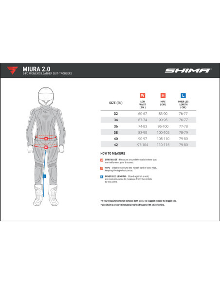 SHIMA MIURA 2.0 RED FLUO ODINĖS MOTERIŠKOS MOTO KELNĖS