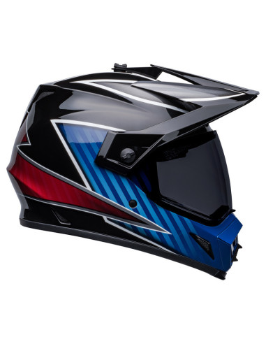 BELL MX-9 ADVENTURE MIPS DALTON BLACK/BLUE ENDURO MOTO ŠALMAS