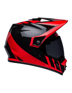 BELL MX-9 ADVENTURE MIPS DASH BLACK/RED ENDURO MOTO ŠALMAS