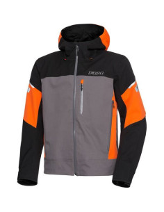 FLM 1.0 TEXTILJACKE SHORT ORANGE VYRIŠKA MOTO STRIUKĖ